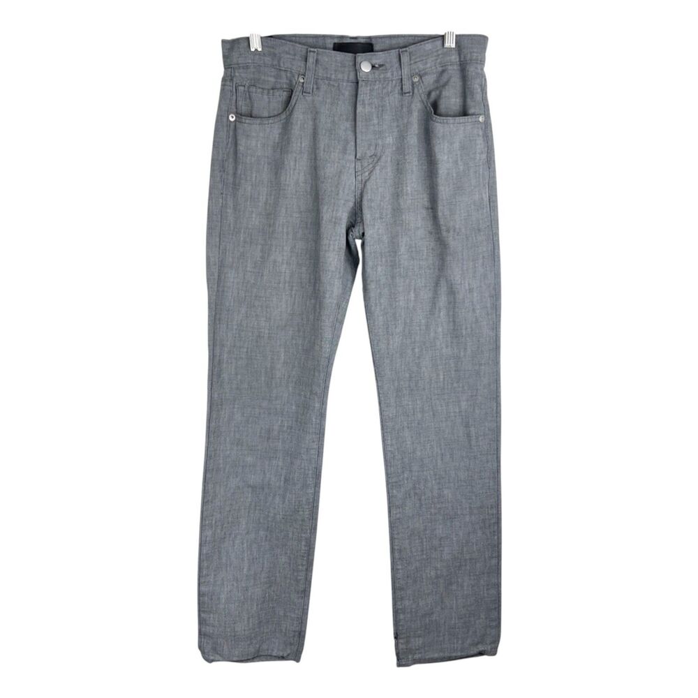 J Brand Cole Jeans Men 31 Grey Pants Slim Straight Casual Bottoms